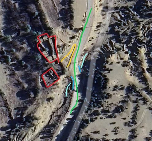 A search around Chinarak reveals a similar-looking location at 33.548694, 70.625656